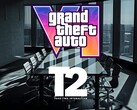 A tárgyalóterem a GTA 6 és a Take Two Interactive logóival