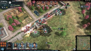 Játékmenet-képernyőkép a Heroes' Vow: Three Kingdoms 1 című játékból