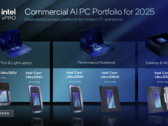 Hatékonyabb mobil munkaállomás laptopok a láthatáron: Intel kiadja az Arrow Lake CPU-kat az üzleti laptopok számára (képünkön: az Intel új, üzleti felhasználásra szánt termékcsaládjának bemutatása, kép forrása: Intel)