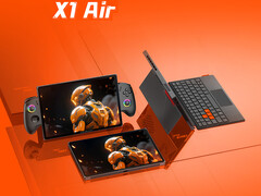 Az X1 Air Intel Core Ultra 7 258V processzorral rendelkezik. A képen: a játékkéziszámítógép promóciós képe. (Kép forrása: OneXPlayer - szerkesztve)