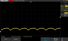 10% fényerő: 240 Hz PWM