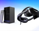 Pimax Spation mini-PC és Crystal Pro VR-headset.
