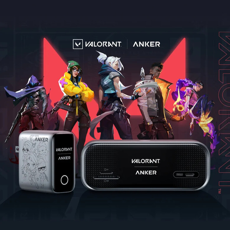 Anker X Riot Games hivatalos együttműködés a Valorant ügynökök témájával