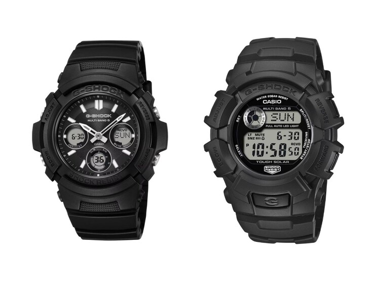 A Casio G-Shock Fire Package 2026 AWG-M100FP-1A1 (balra) és GW-2320FP-1A2 (jobbra) órák