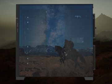 Maingear Crimson Desert Limited Edition PC jobb oldali panel látható