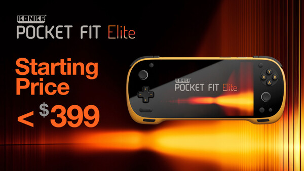 A Konkr Pocket Fit Elite induló ára 400 dollár alatt lesz. (Kép forrása: Ayaneo)