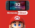 Következő Nintendo Direct a Switch 2 Mario felett (Kép forrása: Nintendo of America szerkesztéssel)