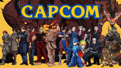 A Capcom logója a játékok szereplőivel. A japán kiadó nagyrészt elkerülte a nyugati játékstúdiókat sújtó létszámleépítési hullámot.