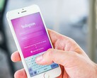 Instagram-alkalmazást futtató okostelefon