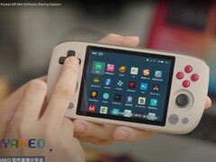 Az Ayaneo Pocket Air Mini a Android címen lesz elérhető, de egyéni indítóprogrammal rendelkezik. (Kép forrása: Ayaneo)