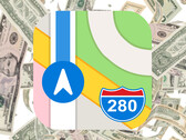 Apple A térképek hamarosan integrált fizetett promóciókat láthatnak. (Kép forrása: Apple Maps és iStockPhotos, szerkesztés)