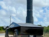 Cybertruck a SpaceX Starship rakéta mellett. (Kép forrása: NikolaBrussels/X)