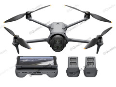 A DJI RC Pro 2 távvezérlő innovatív kialakítású, kihajtható kijelzővel rendelkezik. (Kép forrása: via Igor Bogdanov)