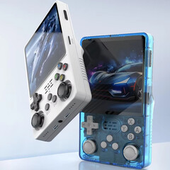 Az R36S Plus számos területen a Powkiddy V20 kialakítását veszi át. (Kép forrása: Game Console)