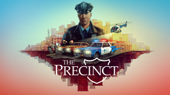 A The Precinct hivatalos kulcsgrafikája, Nick Cordell Jr. rendőrtiszt és az alapvető vizuális témák (Kép forrása: Fallen Tree Games via Games Press)