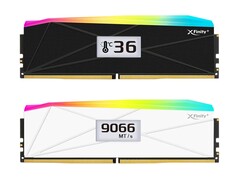 Az XFinity+ modulok fekete és fehér változata OLED képernyővel. (Kép forrása: V-color)