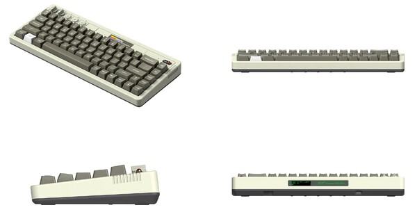 A 8BitDo Retro 68 Keyboard AP50th Limited Edition kialakítását a Apple II ihlette.