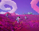 Az Astroneer egy sci-fi túlélő kézműves játék négyjátékos kooperatív játékkal és rengeteg élénk színnel. (Kép forrása: Steam)