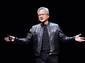 Jensen Huang, az Nvidia vezérigazgatója beszédet mond (Kép forrása: CNA)