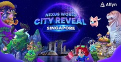 Az Affyn szingapúri székhelyének promóciós állóképe, amely a NEXUS World metaversus platform korai marketingjében szerepelt (Kép forrása: Affyn via Newsfile)