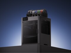 Bambu Lab H2D 3D nyomtató, tetején az AMS 2 Pro és az AMS HT (Kép forrása: Bambu Lab)