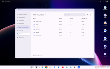 Googlebook OS fájlkezelő