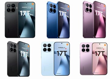 Kiszivárgott Xiaomi 17T sorozat renderek.