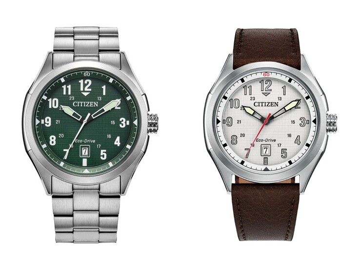 A Citizen Terra Force AW1890-51X (balra) és AW1890-19B (jobbra) órák. (Kép forrása: Citizen, szerkesztés)