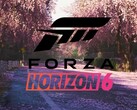Banner a Forza Horizon 6-hoz, amely a japán útvonalat mutatja