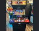 Egy Midway NBA Jam arcade szekrény a képen (kép forrása: r/nostalgia)