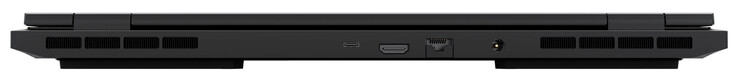 Vissza: Thunderbolt 4 (USB-C; DisplayPort, Power Delivery), HDMI, Gigabit Ethernet, tápcsatlakozás