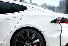 Egy Tesla töltőport (Kép forrása: Tesla)
