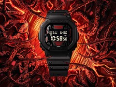 A Casio Stranger Things kollaborációs órái (a képen látható DW-5600STT-1) már szerepelnek az európai listán. (Kép forrása: Casio)