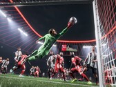 Az EA Sports FC 26 promóciós képe, amely egy játékbeli screenshotot mutat be a játékmenetről. (Kép forrása: EA)