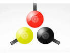 A Google Chromecast 2 különböző színekben megjelenő termékképe. (Kép forrása: Google)