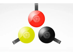 A Google Chromecast 2 különböző színekben megjelenő termékképe. (Kép forrása: Google)