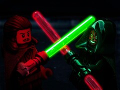 Egy kép, amely Qui-Gon Jinn és Darth Maul csatáját mutatja LEGO-ban. (Kép forrása: matyasvargaphoto - Pixabay)