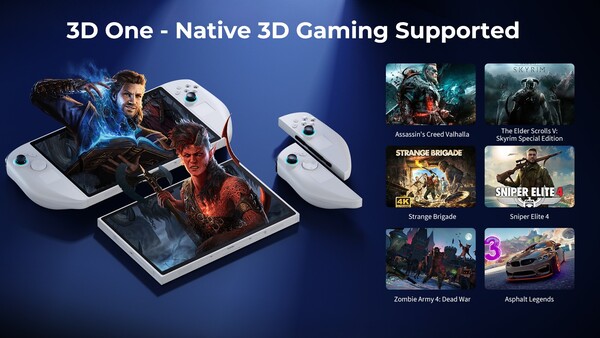 Az Abxylute 3D One megjelenésekor 3D-ben játszható játékok közül néhány. (Kép forrása: Abxylute)