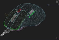 Keychron M6 8K nyílt forráskódú modell screnshot a FreeCAD-ben