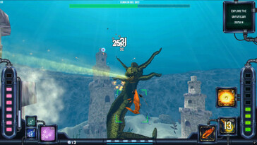 A képen: A Shrimp Game játékmenetéről készült screenshot: Krill Megerősítve.