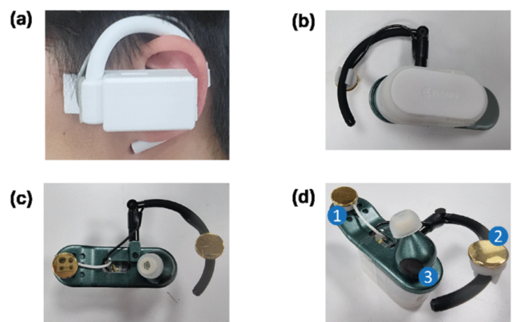 A Samsung Ear-EEG viselhető készülék két prototípusa. (Kép forrása: Samsung)