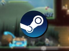 A képen a Steam logó és a Monstro Maestro játék látható. (Kép forrása: Steam)