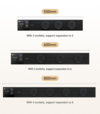 A Yeelight T1 Smart Track Socket háromféle hosszúságban kapható. (Kép forrása: Xiaomi Youpin)