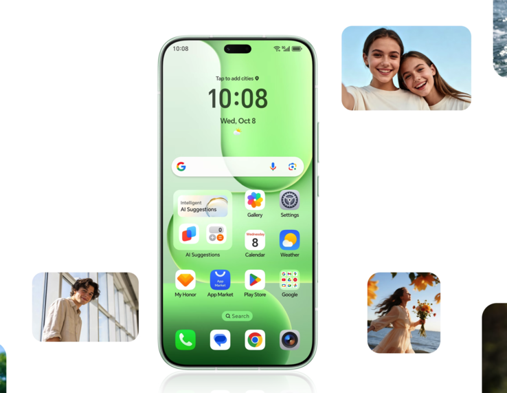 A Honor 600e 120 Hz-es AMOLED kijelzővel rendelkezik