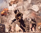 A képen egy csapat menekül egy robbanás elől a Battlefield 6-ban. (Kép forrása: DICE)