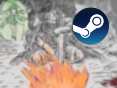 A Black Souls eredetileg 2017-ben jelent meg Japánban, de a játék túl sok erős témát tartalmazott a Steamhez - egészen mostanáig. Ez ugyanis egy erősen cenzúrázott változat. A képen - a játék miniatűrképe a Steam logójával átfedve (Kép forrása: Steam - Szerkesztve)