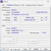 CPU-Z Alaplap