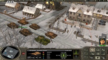 A képen: Játékmenet-képernyőkép a Codename Panzers – Phase One című játékból.