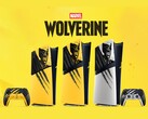 A Marvel Wolverine PS5-vezérlőhuzatok és konzolok láthatók a képen