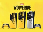 A Marvel Wolverine PS5-vezérlőhuzatok és konzolok láthatók a képen